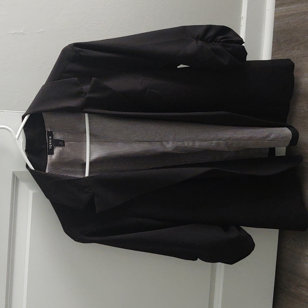 Torrid Black Blazer